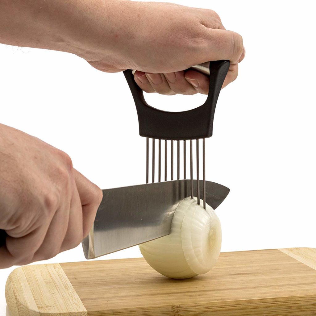 Onion grip cutter kitchen