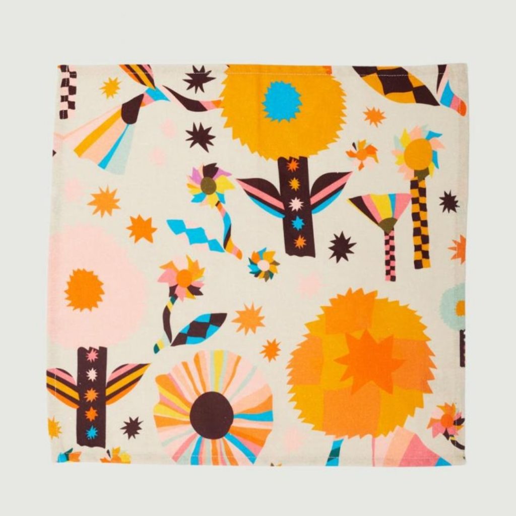 Napkin colourful tea towel