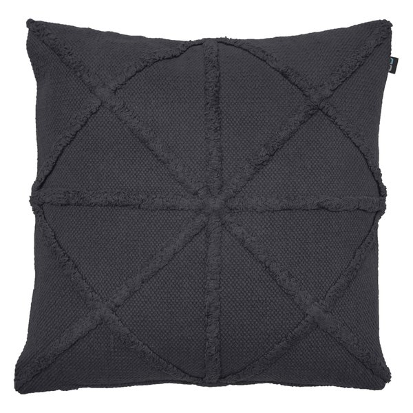Black printed cushion