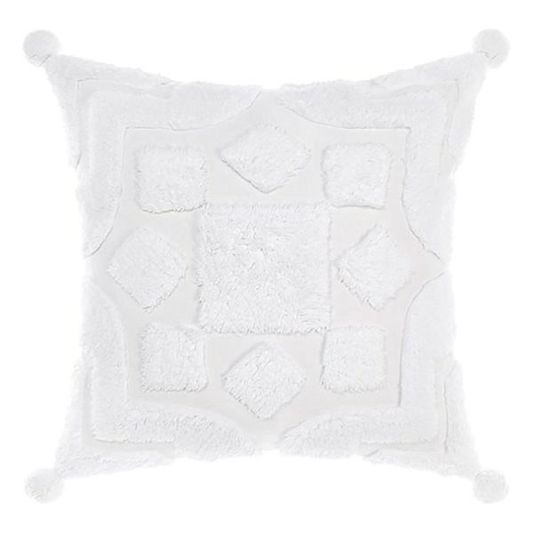 white linen cushion