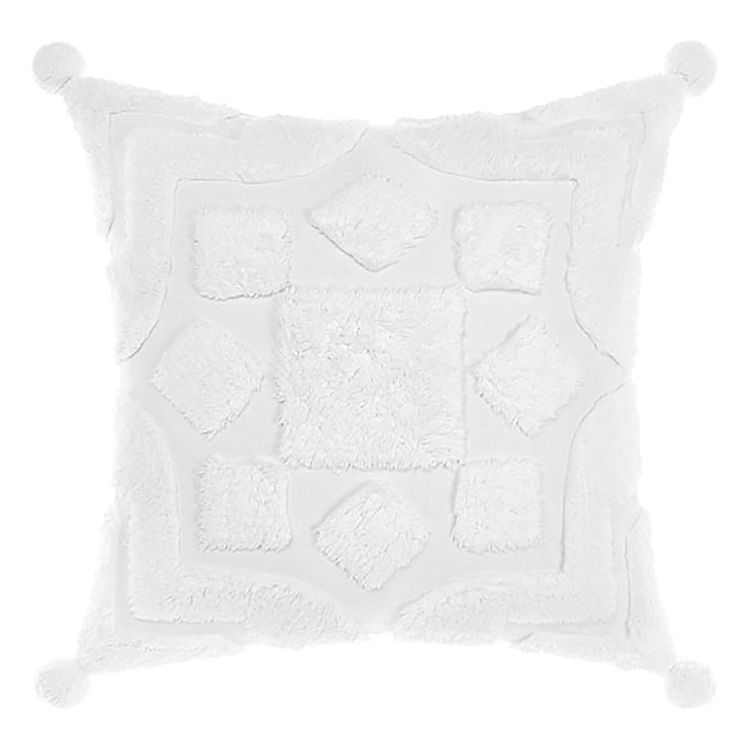 white linen cushion