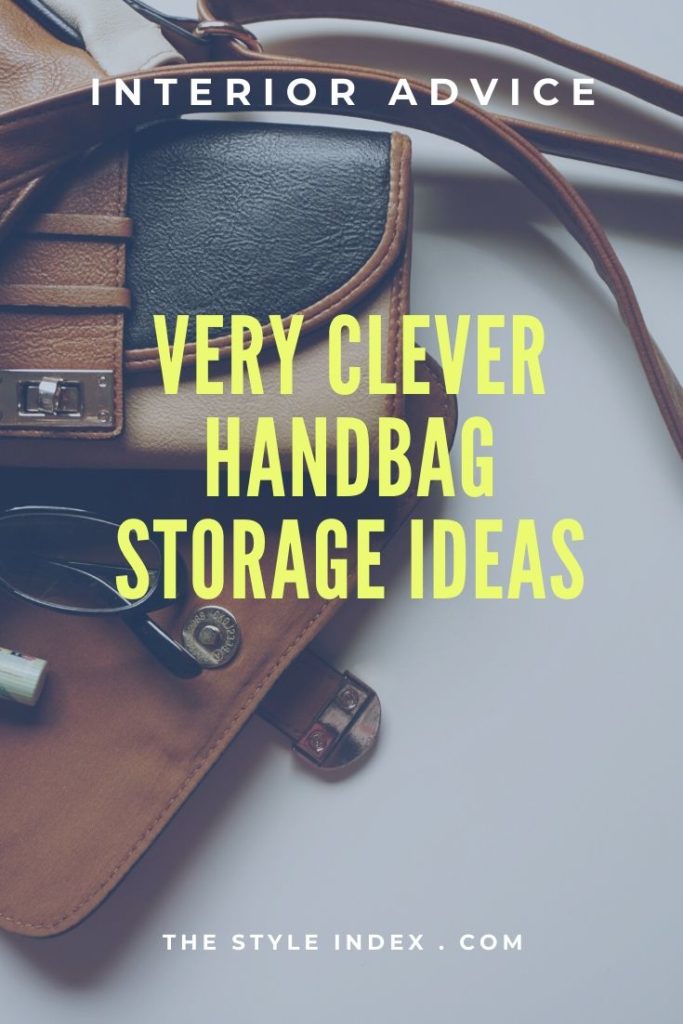 clever handbag storage