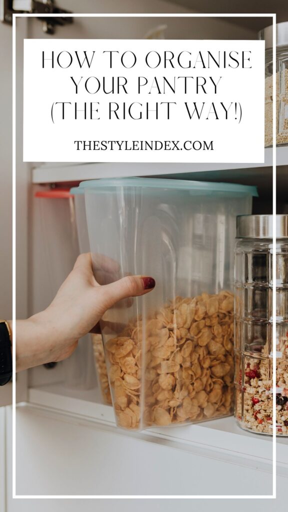 How to organise your Pantry (the right way!)