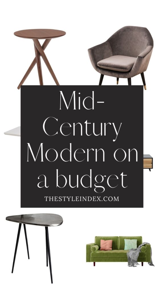 Mid-Century Modern on a budget