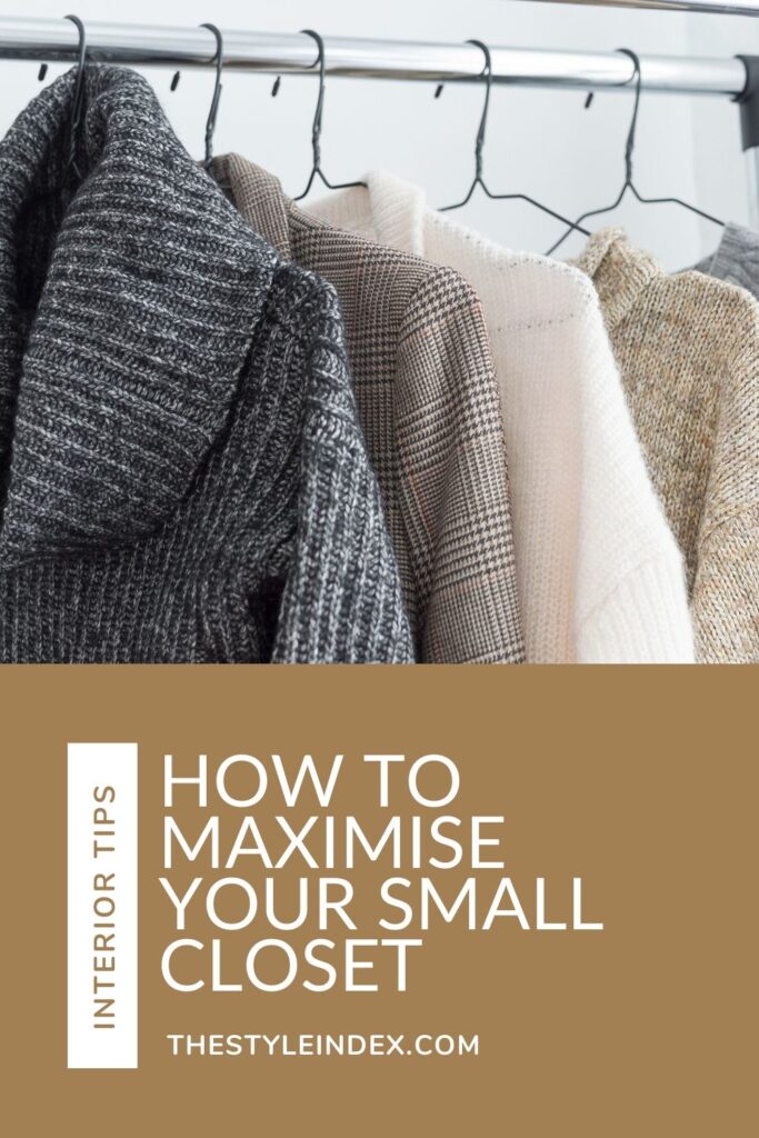 How to maximise your small closet