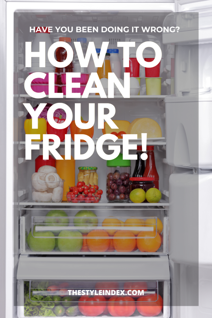 How to clean your refrigerator!