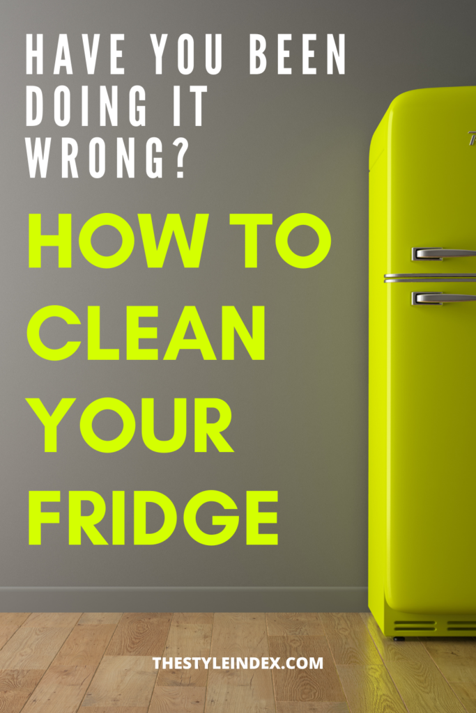 How to clean your refrigerator!